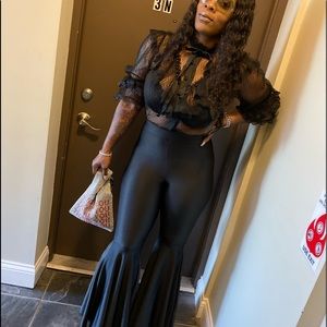 Black Wide leg Pants